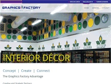 Tablet Screenshot of graphics-factory.net